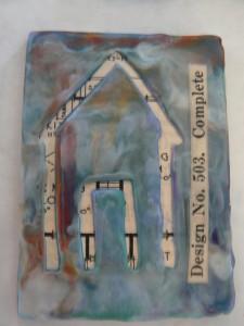 Encaustic Play ATC