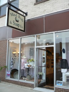 mind body soap shop front