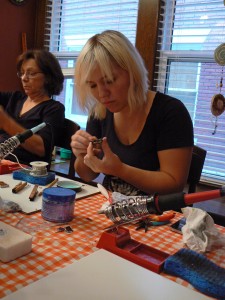 Beeswax Infused Jewelry class 023